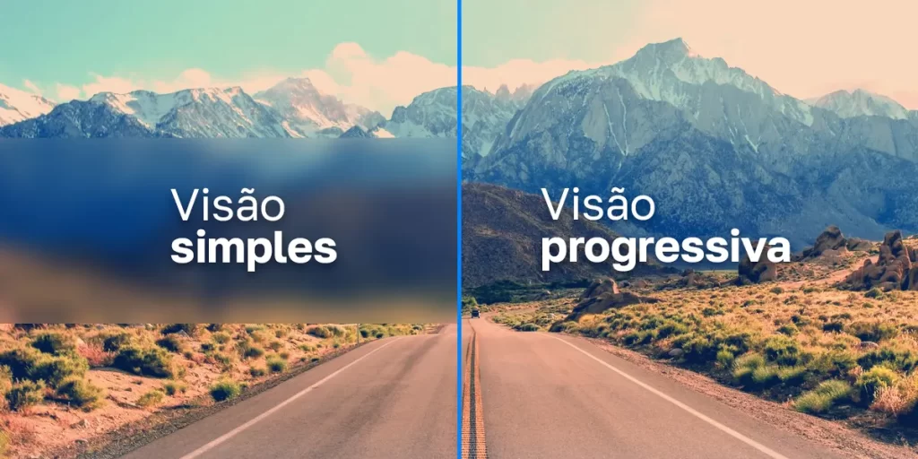 Diferença entre Lentes de Visão Simples e Lentes Progressivas: Um Guia Completo